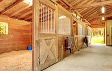 Ardley End stable construction leads